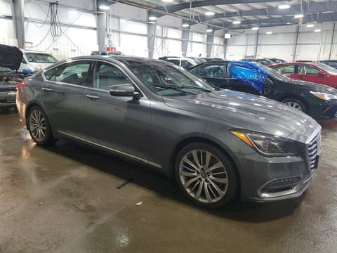 2018 Genesis G80, VIN KMHGN4JF7JU251212. Фото 4 з 6 з аукціону Copart. Каталог авто зі США OpenDataCar.