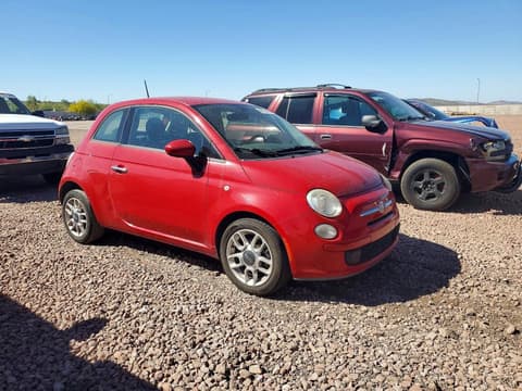 2015 Fiat 500, VIN 3C3CFFAR0FT545451. Фото 4 из 6 с аукциона Copart. Каталог авто из США OpenDataCar.