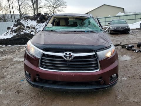 2016 Toyota Highlander, VIN 5TDJKRFH4GS233077. Фото 5 з 6 з аукціону Copart. Каталог авто зі США OpenDataCar.