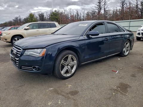 2013 Audi A8 Quattro, VIN WAUAGAFD5DN001490. Zdjęcie 1 z 6 z aukcji Copart. Katalog aut z USA OpenDataCar.