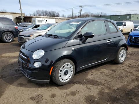 2015 Fiat 500, VIN 3C3CFFAR0FT500879. Фото 1 з 6 з аукціону Copart. Каталог авто зі США OpenDataCar.