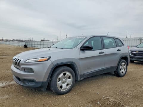 2015 Jeep Cherokee, VIN 1C4PJLAB3FW596756. Фото 1 з 6 з аукціону Copart. Каталог авто зі США OpenDataCar.