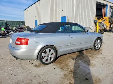 2005 Audi A4 Quattro, VIN WAUDT48H95K019343. Фото 3 з 6 з аукціону Copart. Каталог авто зі США OpenDataCar.