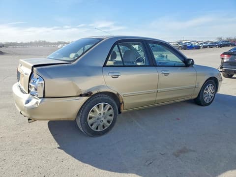 2001 Mazda Protege, VIN JM1BJ225310434439. Фото 3 з 6 з аукціону Copart. Каталог авто зі США OpenDataCar.