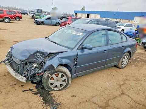 2000 Volkswagen Passat, VIN WVWMA23B1YE329649. Photo 1 of 6 from Copart auction. OpenDataCar US salvage catalog.
