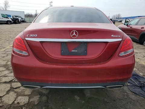 2018 Mercedes-benz C-Class, VIN 55SWF4KB6JU279485. Фото 6 з 6 з аукціону Copart. Каталог авто зі США OpenDataCar.