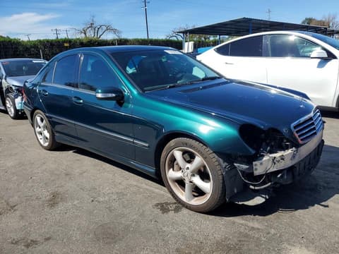 2005 Mercedes-benz C-Class, VIN WDBRF40J25F645046. Фото 4 з 6 з аукціону Copart. Каталог авто зі США OpenDataCar.