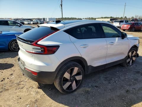 2023 Volvo C40, VIN YV4ED3GM3P2050178. Фото 3 из 6 с аукциона Copart. Каталог авто из США OpenDataCar.