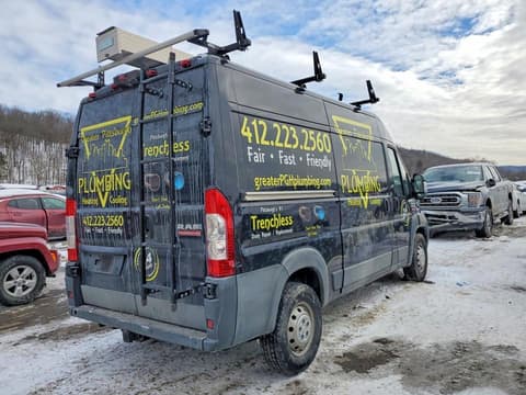 2018 Ram ProMaster 1500, VIN 3C6TRVBG5JE107071. Фото 3 з 6 з аукціону Copart. Каталог авто зі США OpenDataCar.