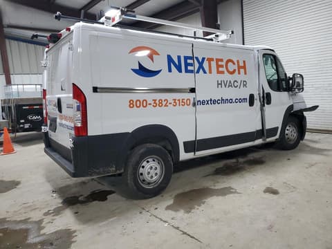 2023 Ram ProMaster 2500, VIN 3C6LRVVG5PE588685. Фото 3 з 6 з аукціону Copart. Каталог авто зі США OpenDataCar.
