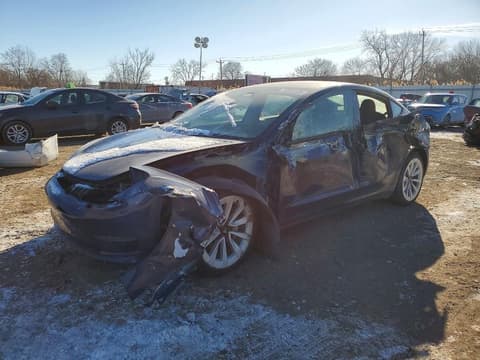 2023 Tesla Model 3, VIN 5YJ3E1EA4PF669048. Фото 1 з 6 з аукціону Copart. Каталог авто зі США OpenDataCar.