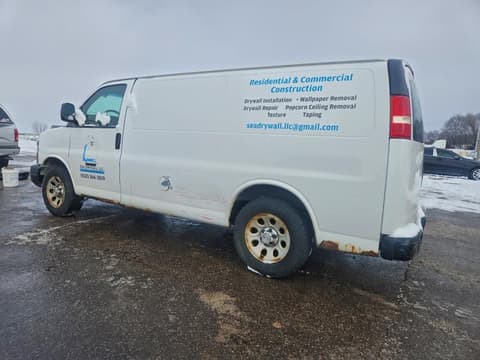 2012 Chevrolet Express 2500, VIN 1GCSGAFX3C1143666. Zdjęcie 2 z 6 z aukcji Copart. Katalog aut z USA OpenDataCar.