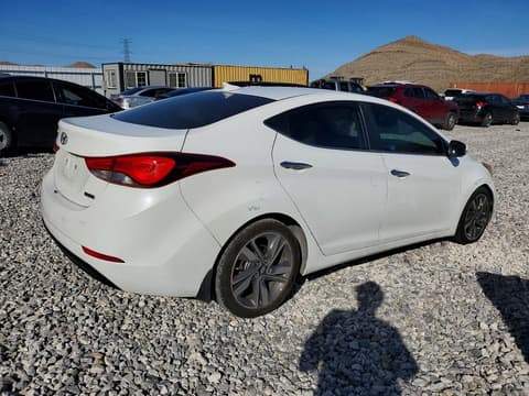 2014 Hyundai Elantra, VIN 5NPDH4AE6EH491583. Фото 3 з 6 з аукціону Copart. Каталог авто зі США OpenDataCar.
