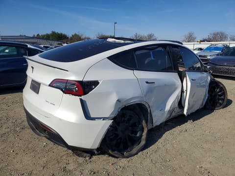 2023 Tesla Model Y, VIN 7SAYGDEE3PF755345. Фото 3 з 6 з аукціону Copart. Каталог авто зі США OpenDataCar.