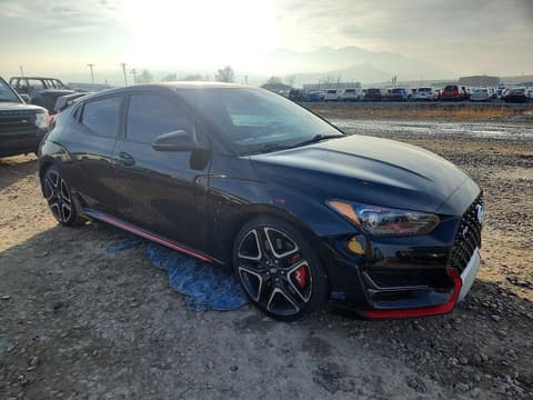 2021 Hyundai Veloster, VIN KMHT36AH6MU009534. Фото 4 з 6 з аукціону Copart. Каталог авто зі США OpenDataCar.