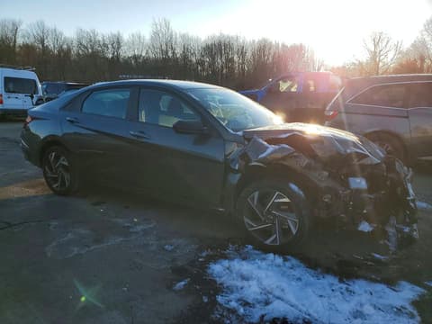 2025 Hyundai Elantra, VIN KMHLM4DG8SU872644. Фото 4 из 6 с аукциона Copart. Каталог авто из США OpenDataCar.