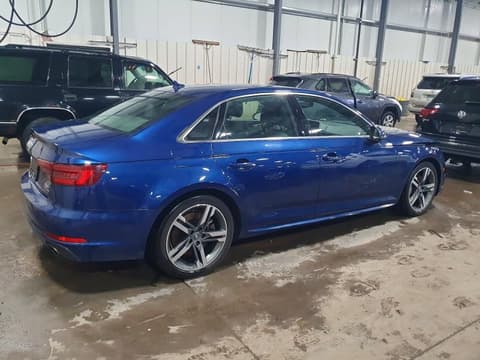 2018 Audi A4, VIN WAUENAF47JA014462. Фото 3 з 6 з аукціону Copart. Каталог авто зі США OpenDataCar.