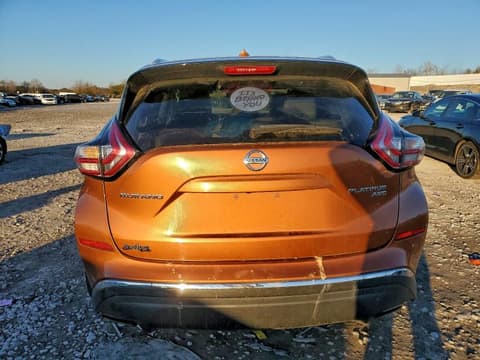 2015 Nissan Murano, VIN 5N1AZ2MH6FN250811. Фото 6 з 6 з аукціону Copart. Каталог авто зі США OpenDataCar.