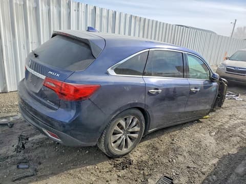 2014 Acura MDX, VIN 5FRYD4H43EB025827. Фото 3 з 6 з аукціону Copart. Каталог авто зі США OpenDataCar.