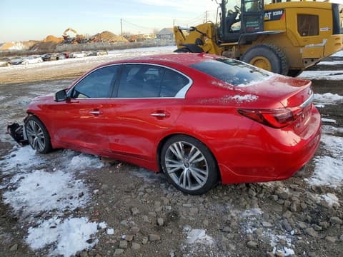 2021 Infiniti Q50, VIN JN1EV7CR8MM755294. Фото 2 з 6 з аукціону Copart. Каталог авто зі США OpenDataCar.