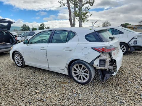2012 Lexus CT 200h, VIN JTHKD5BH7C2067358. Zdjęcie 2 z 6 z aukcji Copart. Katalog aut z USA OpenDataCar.