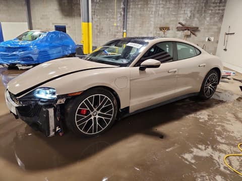 2021 Porsche Taycan, VIN WP0AB2Y10MSA43449. Фото 1 з 6 з аукціону Copart. Каталог авто зі США OpenDataCar.