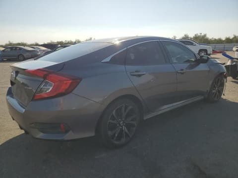 2020 Honda Civic, VIN 19XFC2F83LE201185. Фото 3 з 6 з аукціону Copart. Каталог авто зі США OpenDataCar.
