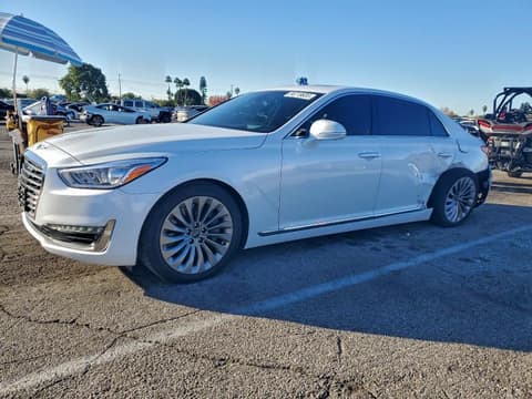 2017 Genesis G90, VIN KMHG34JA8HU026933. Photo 1 of 6 from Copart auction. OpenDataCar US salvage catalog.