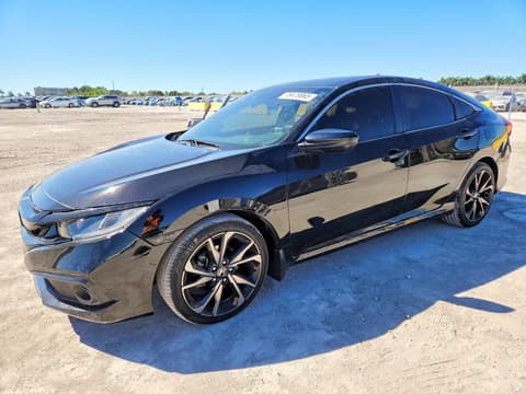 2019 Honda Civic, VIN 19XFC2F82KE002692. Фото 1 з 6 з аукціону Copart. Каталог авто зі США OpenDataCar.