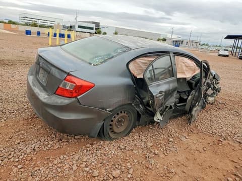 2012 Honda Civic, VIN 19XFB2F56CE328425. Фото 3 з 6 з аукціону Copart. Каталог авто зі США OpenDataCar.