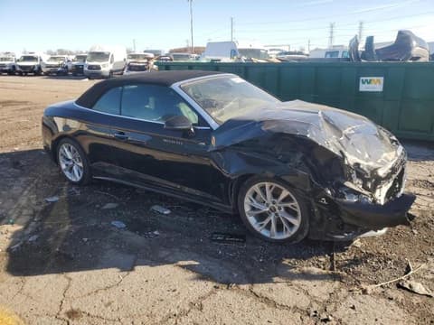 2022 Audi A5, VIN WAU2AGF56NN007740. Photo 4 of 6 from Copart auction. OpenDataCar US salvage catalog.
