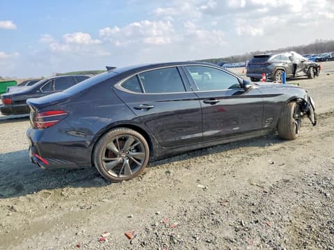 2023 Genesis G70, VIN KMTG34TA6PU106782. Фото 3 из 6 с аукциона Copart. Каталог авто из США OpenDataCar.