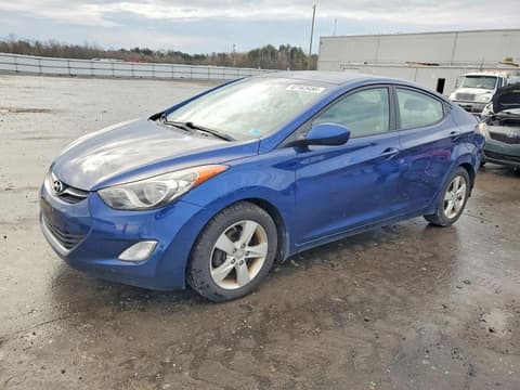2013 Hyundai Elantra, VIN KMHDH4AE0DU536095. Фото 1 из 6 с аукциона Copart. Каталог авто из США OpenDataCar.
