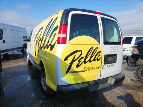 2014 Chevrolet Express 1500, VIN 1GCSGAF45E1151342. Фото 2 з 6 з аукціону Copart. Каталог авто зі США OpenDataCar.