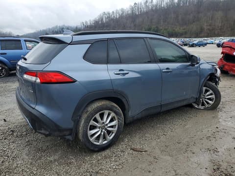 2022 Toyota Corolla Cross, VIN 7MUCAABG9NV003161. Фото 3 з 6 з аукціону Copart. Каталог авто зі США OpenDataCar.