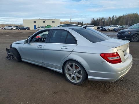 2012 Mercedes-benz C-Class, VIN WDDGF8JBXCA622721. Фото 2 з 6 з аукціону Copart. Каталог авто зі США OpenDataCar.