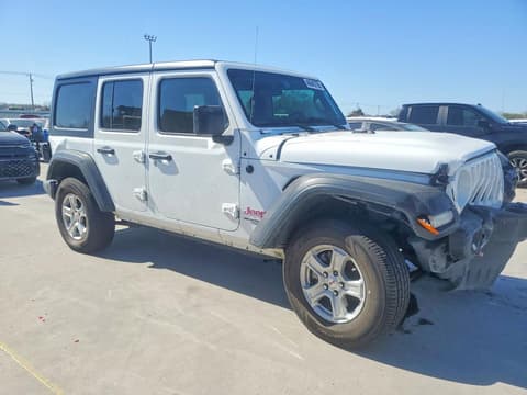 2020 Jeep Wrangler Unlimited, VIN 1C4HJXDG4LW340091. Zdjęcie 4 z 6 z aukcji Copart. Katalog aut z USA OpenDataCar.