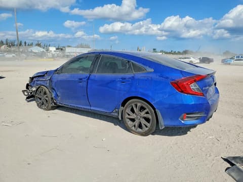 2019 Honda Civic, VIN 2HGFC2F83KH513656. Фото 2 з 6 з аукціону Copart. Каталог авто зі США OpenDataCar.