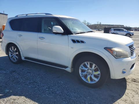 2014 Infiniti QX80, VIN JN8AZ2NE7E9067955. Фото 4 з 6 з аукціону Copart. Каталог авто зі США OpenDataCar.