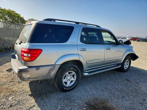 2001 Toyota Sequoia, VIN 5TDZT34A91S027229. Фото 3 из 6 с аукциона Copart. Каталог авто из США OpenDataCar.