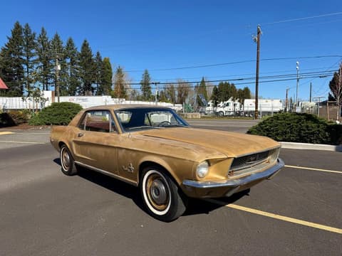 1968 Ford Mustang, VIN 8R01C151303. Фото 1 з 6 з аукціону Copart. Каталог авто зі США OpenDataCar.
