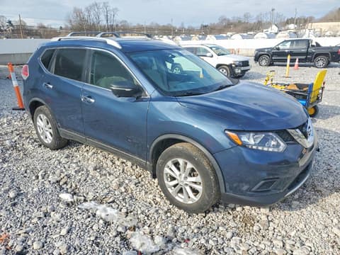 2016 Nissan Rogue, VIN KNMAT2MV4GP645555. Фото 4 з 6 з аукціону Copart. Каталог авто зі США OpenDataCar.