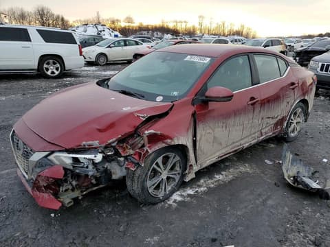 2020 Nissan Sentra, VIN 3N1AB8CV8LY263841. Фото 1 з 6 з аукціону Copart. Каталог авто зі США OpenDataCar.