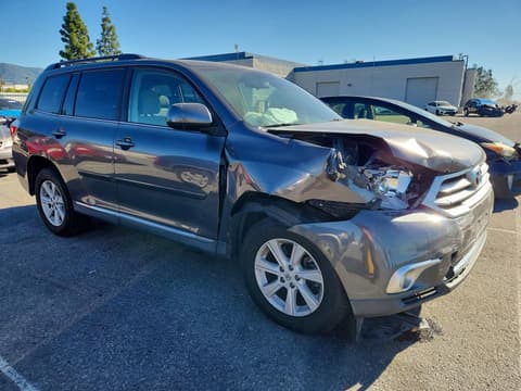 2013 Toyota Highlander, VIN 5TDZK3EH2DS118345. Фото 4 з 6 з аукціону Copart. Каталог авто зі США OpenDataCar.