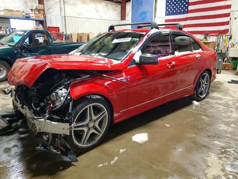 2011 Mercedes-benz C-Class, VIN WDDGF8BB6BR177585. Фото 1 з 6 з аукціону Copart. Каталог авто зі США OpenDataCar.