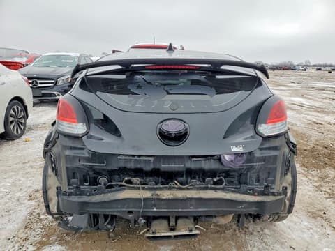 2017 Hyundai Veloster, VIN KMHTC6ADXHU320824. Фото 6 з 6 з аукціону Copart. Каталог авто зі США OpenDataCar.