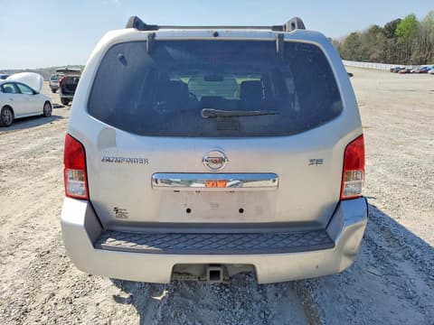 2008 Nissan Pathfinder, VIN 5N1AR18U78C600365. Photo 6 of 6 from Copart auction. OpenDataCar US salvage catalog.
