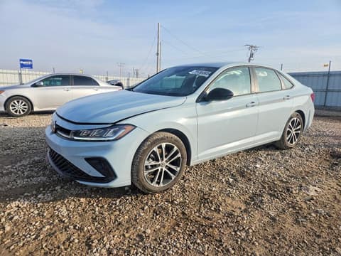 2025 Volkswagen Jetta, VIN 3VWBX7BU5SM094337. Фото 1 из 6 с аукциона Copart. Каталог авто из США OpenDataCar.