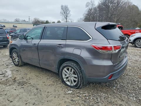 2015 Toyota Highlander, VIN 5TDBKRFH6FS075506. Фото 2 з 6 з аукціону Copart. Каталог авто зі США OpenDataCar.