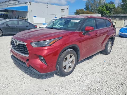 2022 Toyota Highlander, VIN 5TDZZRAH1NS135417. Фото 1 з 6 з аукціону Copart. Каталог авто зі США OpenDataCar.